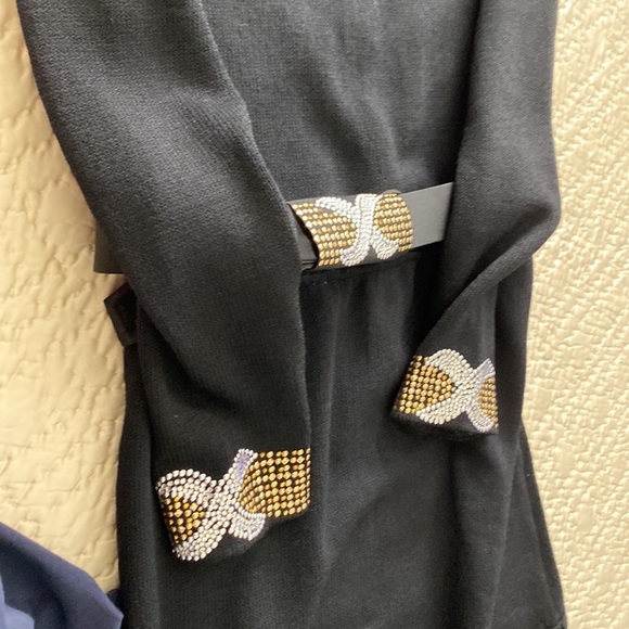 Beautiful like new Vintage St. John Evening Black Dress .  Size 12 - Picture 2 of 9